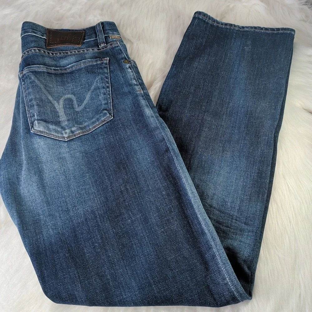 Citizens‎ Humanity Evans Jeans Mens Dark Wash Blue Straight Denim Fits 32x33